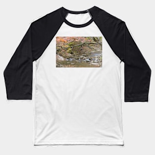 Autumn scene in Natural Bridge, Virginia Baseball T-Shirt